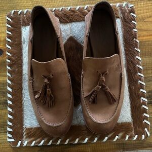 Kork-Ease Tinga Tassel Tan Leather Loafers